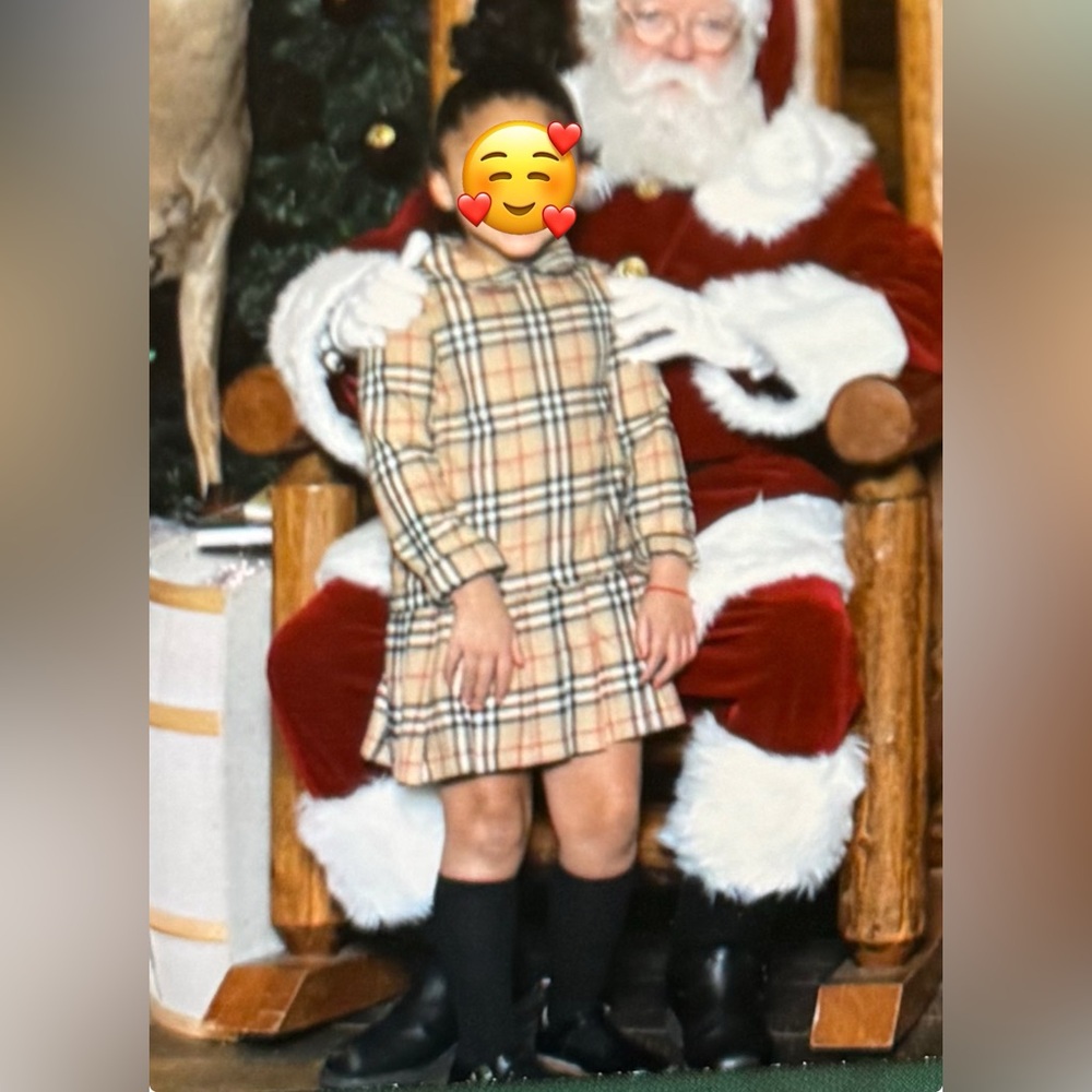 Burberry Kids Plaid Dress - Beige and Black - Picture 6 of 6